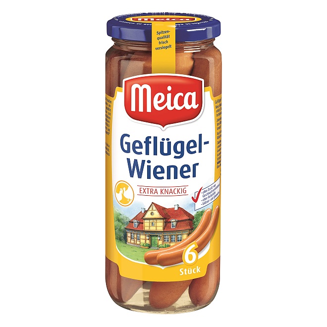 MEICA GEFLUEGEL - WUERSTCHEN 250G