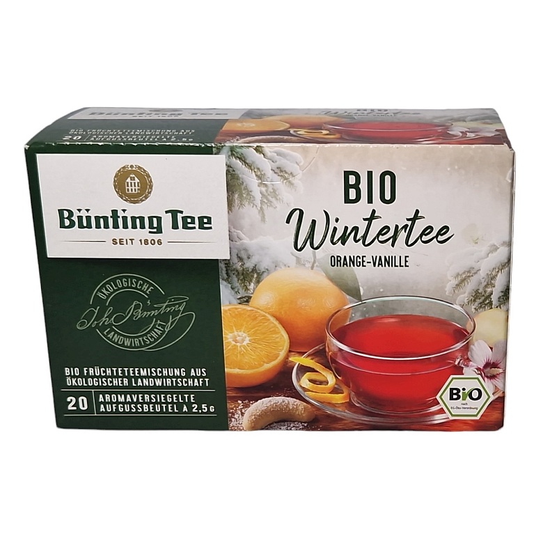 BUENTING TEE BIO WINTERTEE ORANGE - VANILLE 20 X 2.5G